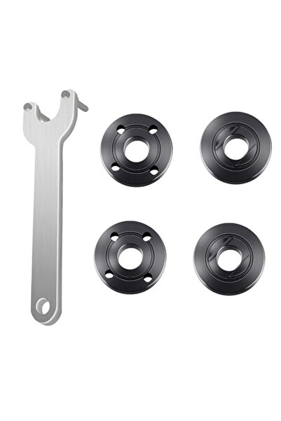 Generic SYOSI 5Pcs Grinder Flange Angle Wrench Spanner Metal Grinder Nuts Loc...