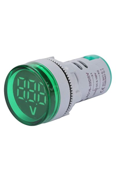 Generic Digital Mini LED Voltmeter DC Voltage Meter Tester with Round Display...
