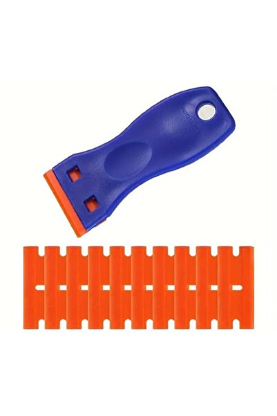 Generic Plastic Adhesive Removal Scraper, 2 Pieces Blue Cleaning Shovel Knife