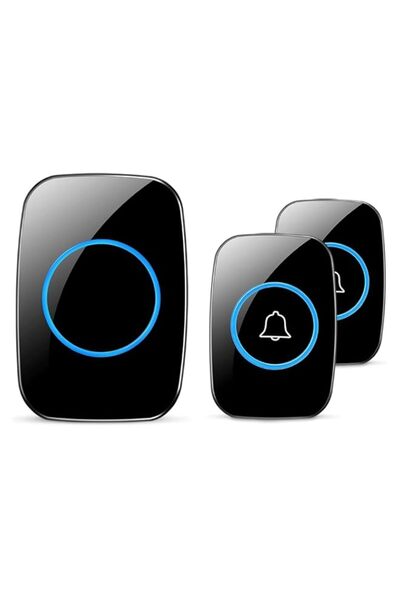 Generic Wireless Doorbell, Classroom Doorbell, IP44 Waterproof 110dB with 60 ...