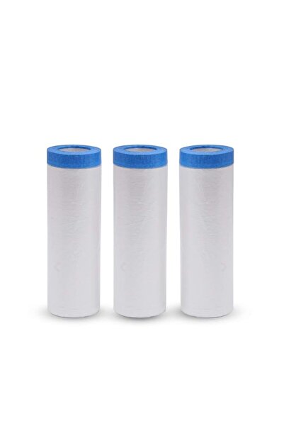 Generic Automotive Paint Protection Kit, 3-Piece Set Masking Film & Cloth Tap...