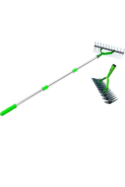 Generic Thatch Rake, 12.8 Inch Wide Lawn Thatching Tool For Cleaning Dead Gra...