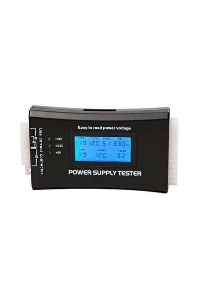 Generic SKEIDO Digital LCD Display Check Bank PC Computer 20/24 Pin Power Sup...