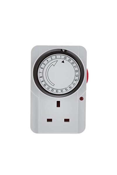 Generic SKEIDO 1pcs Comprehensive 24-Hour Cyclic Mechanical Timer Switch, UK ...