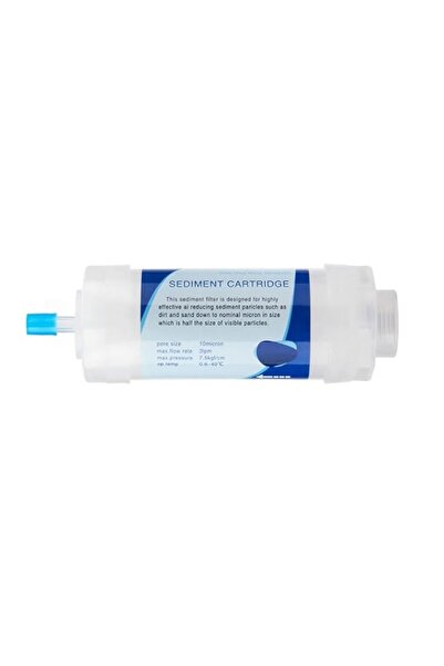 Generic 10μm Direct-Thread Water Filter - 1/2" MNPT Inlet × 1/4" QC Outlet - ...