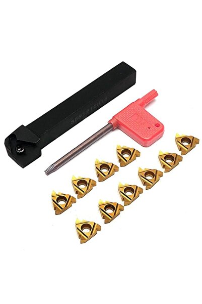 Generic Maizoon CNC Lathe Threading Turning Tool Set SER1212H16 Insert Holder...