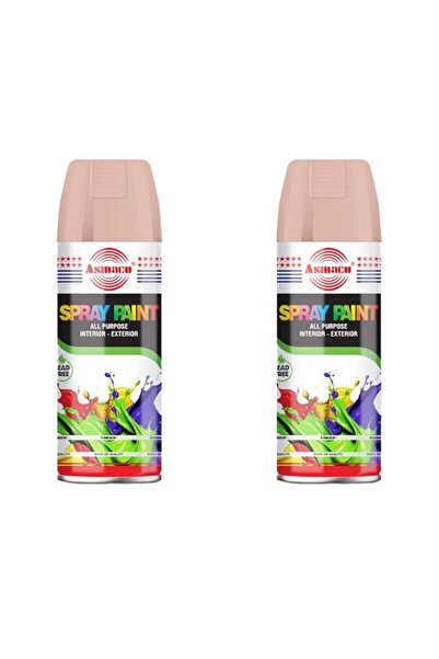 Generic Asmaco Spray Paint - Light Pink - 400 Ml - Set of 02