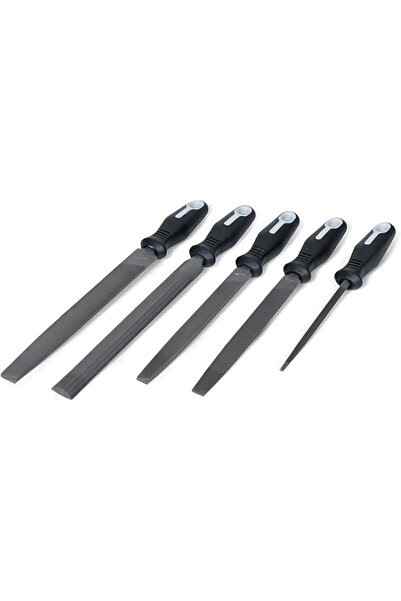 Generic Nicholson Crescent 5 Piece General Purpose File Set with Ergonomic Ha...