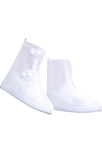 Generic Aputue Waterproof Shoe Covers, White Reusable Rain Boots for Men and ...