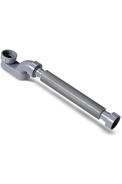 Generic Bathtub Shower Drain Pipe 1-1/2 Inch, KASTWAVE Low Profile Flexible P...