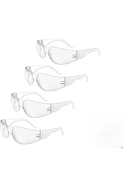 Generic X spring Clear Safety Goggles, 4PCS Scratch Resistant Lightweight Saf...