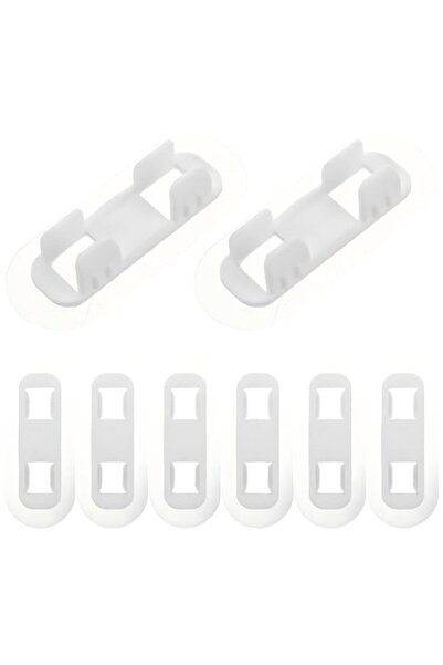 Generic 8Pcs Self-Adhesive Pipe Clips, Washer Drain Hose Holder Self Adhesive...