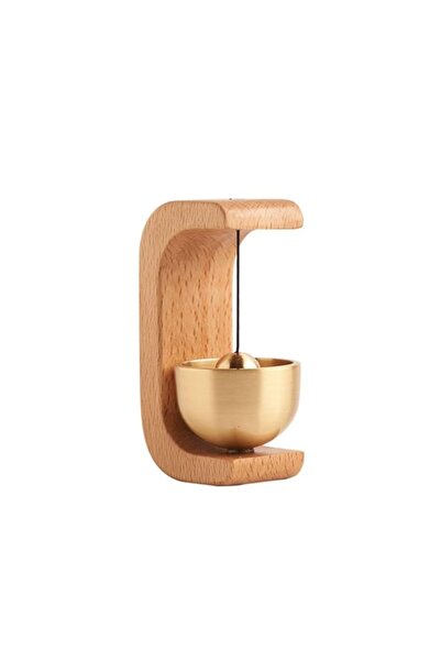 Generic Doorbell Wooden Suction Door Copper Bell Home Reminder Bell Dopamine ...