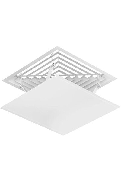 Generic White Air Vent Deflector for Ceiling Mount AC, 13.7"x13.7" Adjustable...