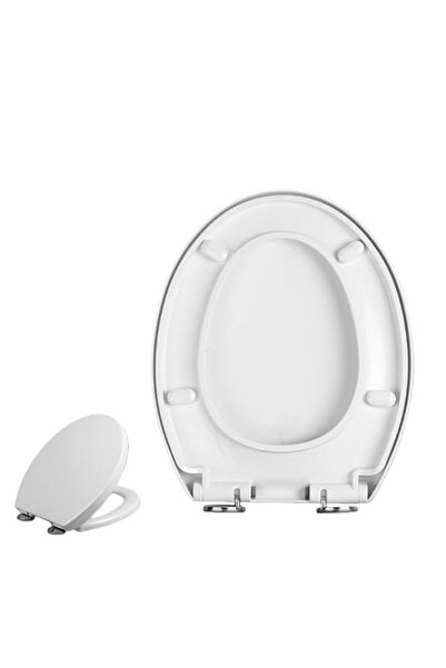 Generic U/O/V Shape Slow Close Toilet Seat with Adjustable Hinges, Toilet Cov...