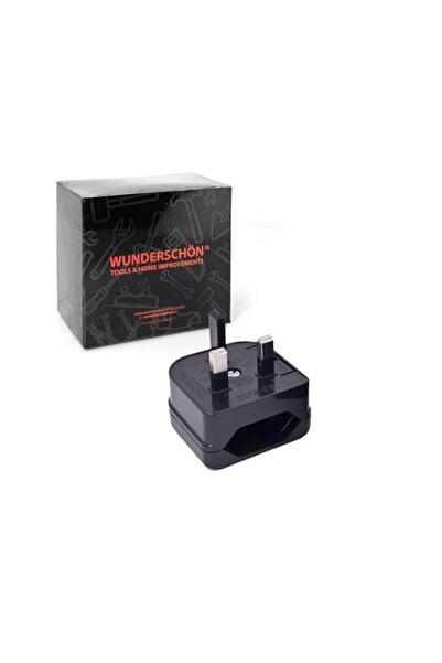 Generic WUNEDRSCHÖN | European To UK Plug Adaptor,2 to 3 Pins Plug Converter ...