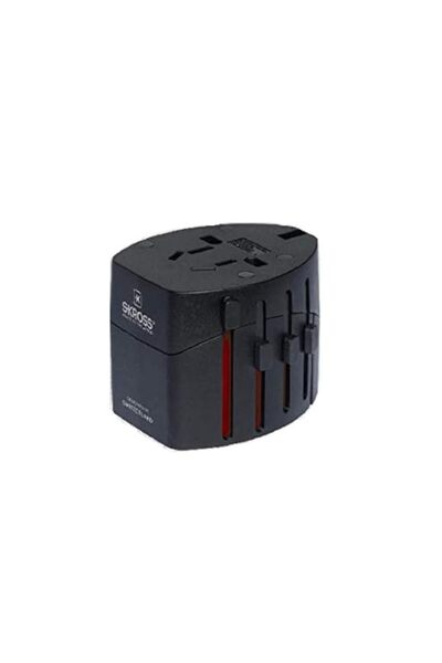 Generic SKROSS - World Travel Adapter 2, Black (1.102103)