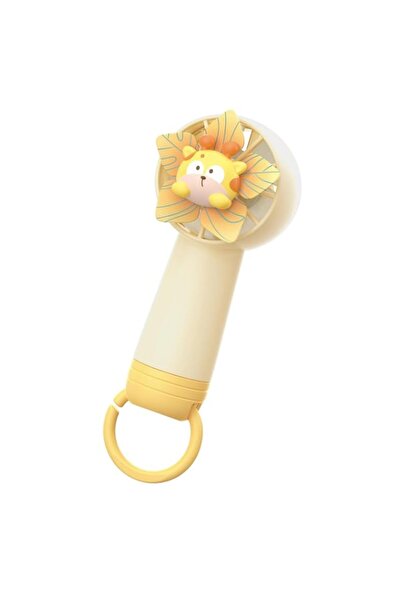 Generic Yellow 5.5 Inch Portable Fan with Windmill Design, 3 Speed Selection ...