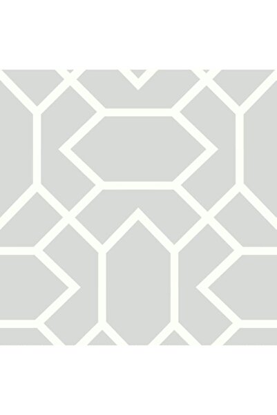 Generic RoomMates RMK9065WP Light Gray Modern Geometric Peel and Stick Wallpa...