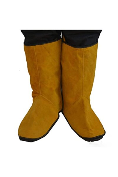 Generic Leather Welding Boot & Shoes Covers, Fire Resistant Welding Spats, He...