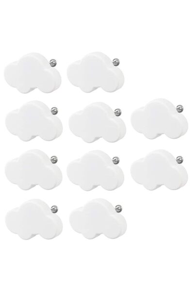 Generic Soft Rubber Knobs, 10Pcs Cartoon Cloud Shape Cabinet Knobs Handles, K...