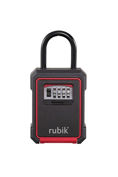 Generic Rubik Keys Storage Padlock Safe Box with 4 Digits Combination Lock, W...