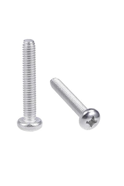 Generic M4x25mm Machine Screws Pan Phillips Cross Head Screw 304 Stainless St...