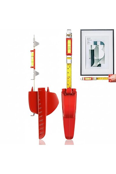 Generic All-in-One Picture Hanging Tool with Level - Portable Tool for Easy H...