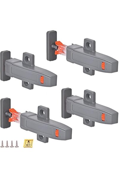 Generic X spring Push to Open Cabinet Hardware, 4 PCS Self-Closing Push Latch...