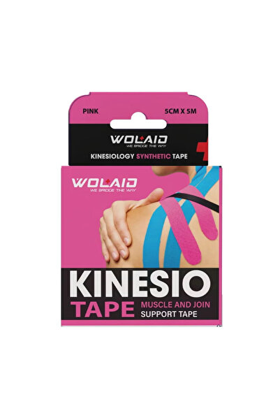 WOLAID Kinesiology Tape 5cm x 5m Pink