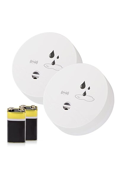 Generic 2 Pack Water Leak Detector, 100dB Wireless Water Leak Sensor Alarm fo...
