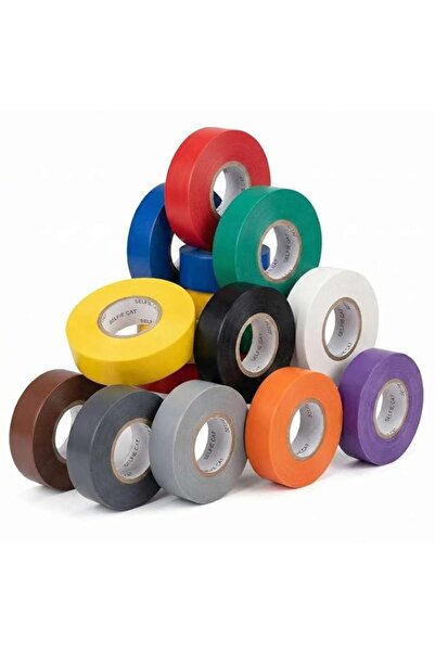 Generic SELFIE CAT 10-pack vinyl wire tape in 10 colors, Waterproof PVC vinyl...