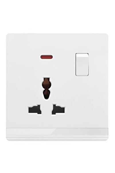 Generic Switched Power Socket with Neon Indicator – UK Standard Wall Outlet, ...