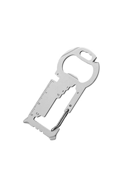 Generic 15-in-1 Stainless Steel Multi-Tool Keychain, Compact Pocket Tool Card...