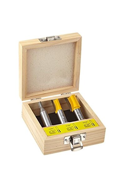 Generic Yonico 14323 3 Bit Undersize Plywood Dado Router Bit Set 1/2" Shank