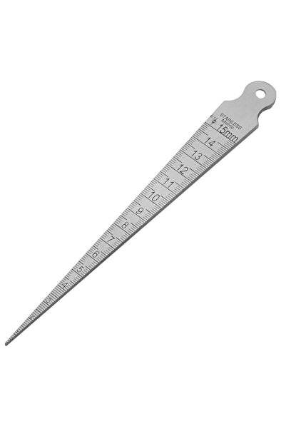 Generic JONMON Taper Gauge - 1-15mm 1/32-5/8 Inch Stainless Steel Gap Taper W...