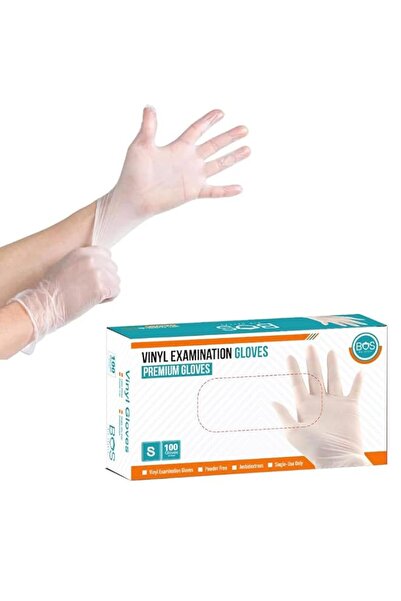 Generic Bio Safety (BOS) Disposable Vinyl Gloves, Powder Free, Non Sterile, L...