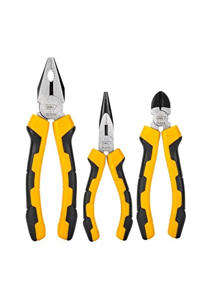 Generic Deli Tools EDL2008-3 Universal pliers set 3 pcs