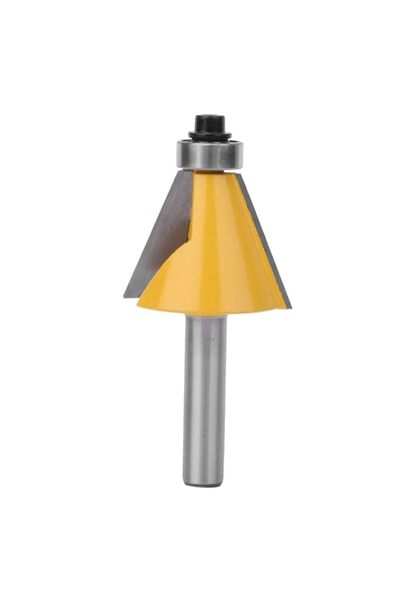 Generic Router Bit 8mm Shank Chamfer Bevel for Woodworking MDF Solid Wood Par...