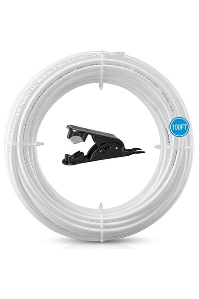 Generic 100FT 1/4" Quarter Inch Pe Tubing,Flexible Pipe for RO(Reverse Osmosi...