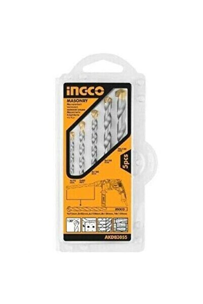 Generic Ingco 5-Piece Masonry Drill Bits Set – AKDB3055