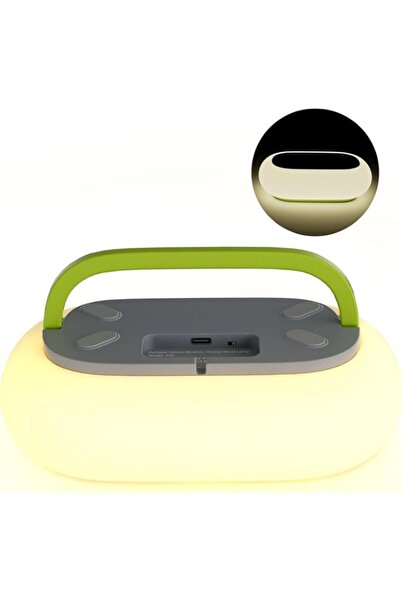 Generic Camping Night Light With Wireless Charging Lamp 5 Modes For Tent Mini...