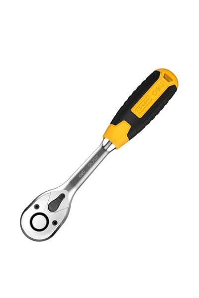 Generic Deli Rachet Wrenches, 254 mm Size, Black/Yellow