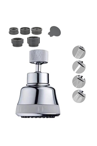 Generic 360° Rotating Faucet Aerator for Kitchen Sink, 4 Spray Modes High Pre...
