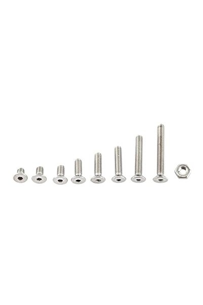 Generic 300pcs M2.5 Stainless Steel Hex Socket Screws With Hex Nuts Assortmen...