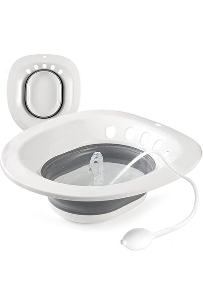 Generic YelaJoy Foldable Sitz Bath for Toilet, Portable Sitz Bath Basin with ...