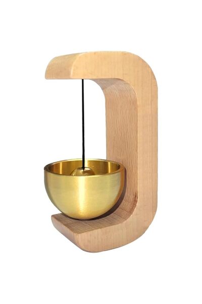 Generic SKEIDO Solid Wood Magnetic Door Chime - Suction Mount Wind Chime with...