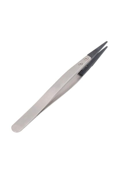 Generic ViaGasaFamido Precision Tweezers with Interchangeable Tips – Curved &...