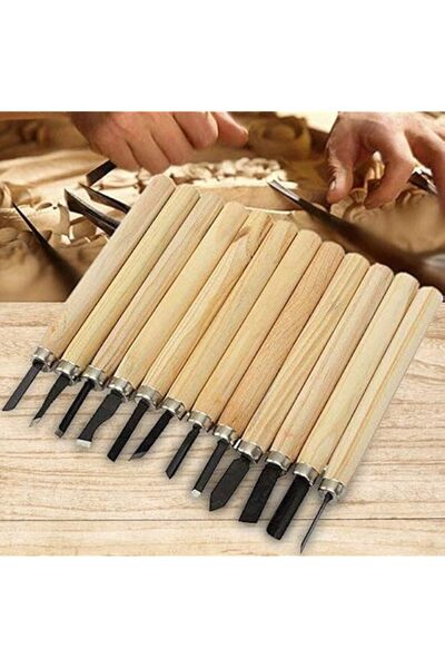 Generic ikis Hand Wood Carving Chisels Knife for Basic Woodcut Working DIY Ha...