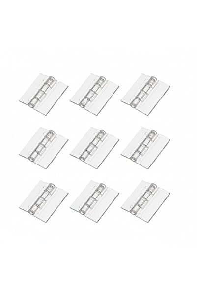 Generic Mini Acrylic Hinges for Acrylic Box Handicrafts, Clear Transparent, S...